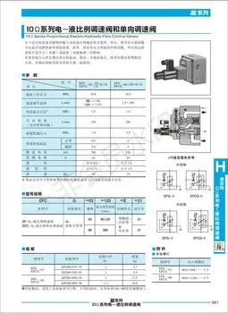 EFG-03-60/125-26 proportional elektro-hydrauliske flow kontrol ventiler