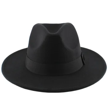 Efterår og vinter mænd fedoras kvinders filt hat Damer sombrero jazz Mandlige bowler hat udendørs vintage top hatte