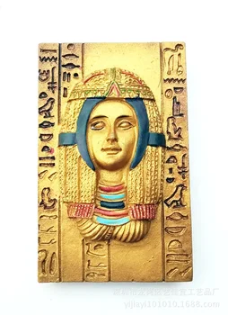Egyptiske myte Anubis tre-dimensionelle magnet køleskab magnet Mellemøsten rejse gaver mini køleskab til hudpleje