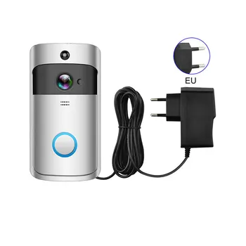 EKEN V5 Wifi Smart Home Video Wi-fi Dørklokken Med EU Stik 18V Afgift AC Transformer Oplader