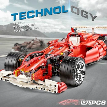 Ekspert Skaberen Ideer High-tech Series By Lin 0011 RSR Super Formel Racing Bil byggesten Mursten Moc Model Modulære Toy