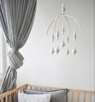 Eksplosive hår bold badminton seng klokke vedhæng håndlavet dekoration kreative hjem wind chime vedhæng