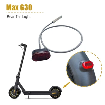 El-Scooter Hale Lys Advarsel Lampe LED-baglys for Ninebot ANTAL G30