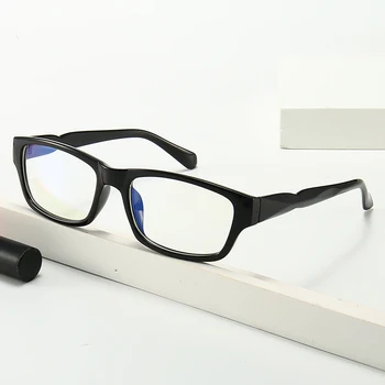 Elbru Vintage Anti Blå Lys Fladskærms Klar Linse Briller For Kvinder Farve-Matching-Frame Briller Til Mænd, Ny Computer-Briller Unisex