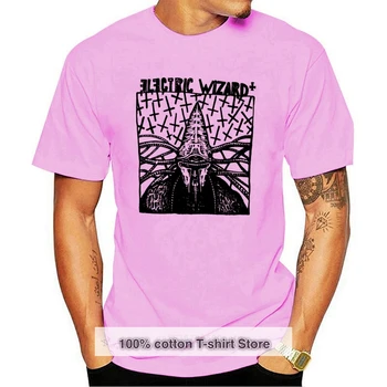 ELECTRIC WIZARD Sludge Metal Psykedelisk Grafisk Trykt Band Musik TeeMen Tee Shirt, Toppe, Korte Ærmer Bomuld Fitness T-Shirt