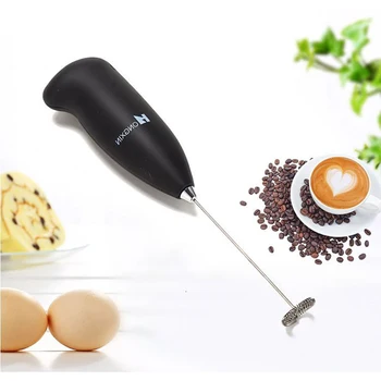 Elektrisk Mælkeskummer Håndholdte Drink Skumfrembringer Piskeris Mixer Omrører Og Egg Beater Skum Kaffefaciliteter for Latte Cappuccino Blender
