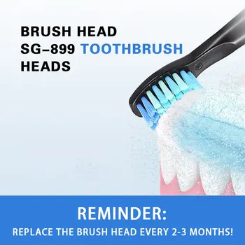 Elektrisk Tandbørste Hoveder Antibakteriel Automatisk Tandbørste Hoveder For SEAGO 949/507/610/659 Elektrisk Tandbørste