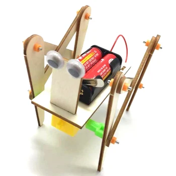 Elektronisk Gennemgang Robot Hund Legetøj Til Børn DIY Samlet Model for Teknologi, Videnskab Eksperiment Pædagogisk Legetøj For børn