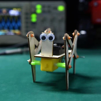 Elektronisk Gennemgang Robot Hund Legetøj Til Børn DIY Samlet Model for Teknologi, Videnskab Eksperiment Pædagogisk Legetøj For børn