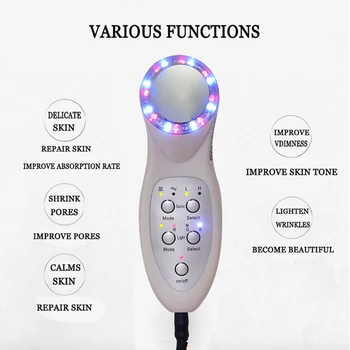 Elektronisk Ultralyd Ansigt Massage Instrument Sonic Vibrations-Facial Skønhed Massageapparat Kridtning Rynke Remover Skønhed Værktøj Gave