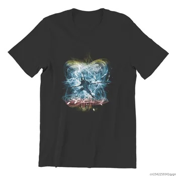 Elementært Storm kortærmet T-shirt med Vintage Søde Anime Mænd Tøj