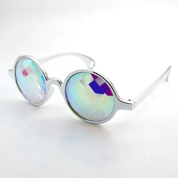 Emazing Print Frame Kalejdoskop +Hjertet Diffraktion Briller Med Rainbow Square Glas Linse