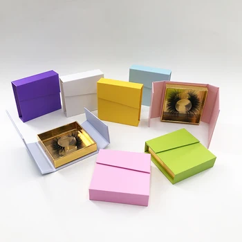 Engros Eyelash Emballage Armbånd-Pladsen Lash Tilfælde 3D-25mm Mink Øjenvipper Øjenvipper Rektangel Box