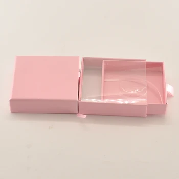 Engros Eyelash Emballage Lash Kasser Pakke Ku-Pladsen Magnetic Rose Red Mink-Vipper, Makeup Opbevaring Sag Leverandører
