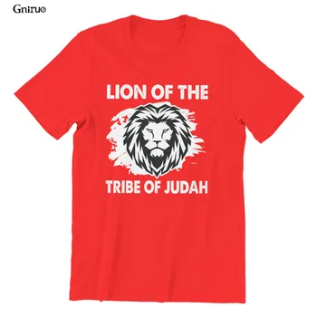 Engros Sort hebræisk-Israelitiske Tøj Løven af Juda Unisex Bomuld T-Shirt Pink Sommeren Unisex 90'erne Mandlige Tøj 100541