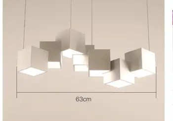 Enkel og kreativ lysekrone stue lamper Nordiske postmoderne restaurant soveværelse undersøgelse bar belysning