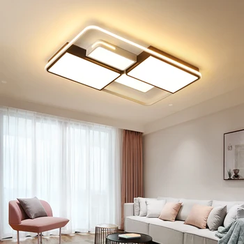 Enkle, moderne, lyse og luksuriøse stue spisestue loft lampe husstand led kreative lamper