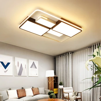Enkle, moderne, lyse og luksuriøse stue spisestue loft lampe husstand led kreative lamper