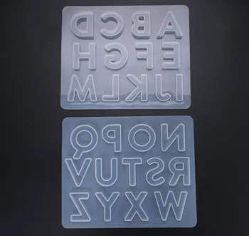 Epoxy Skimmel Håndværk Souvenir-Alfabetiske Ornamenter Bogstaver, Ord Form DIY Silikone og Epoxy Harpiks Stearinlys Tilbehør