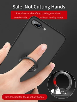 Essager Finger Ring Holder Til iPhone XS til Samsung S10 S9-Mobil-Mobiltelefon-Ring Grip Stå For Smartphone Magnetiske Bil Holder