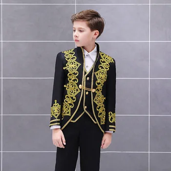 Europæiske retro prins kostumer til drenge og børns fase forestillinger i Europæisk stil palace ædle kjole three-piece suit