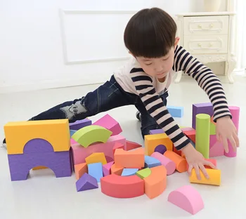 EVA software skum byggesten farve 50 blokke børn legetøj miljømæssige sikkerhed legetøj, baby legetøj