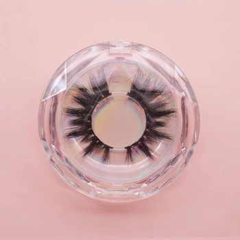 Eye Makeup Øjenvipper 3D-Mink-Vipper, Bløde Bløde Tjavsede Volumen Naturlige lang Cross Falske Øjenvipper Vipper Genanvendelige Øjenvipper