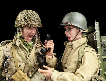Facepoolfigure 1:6. Verdenskrig Mandlige Soldater Hoved Forme Udtryk Hoved Model Hoved Udskæring Legetøj Til Samling