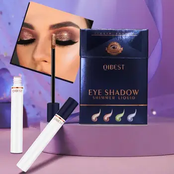 Fancy 4 Farve Metallic Diamant Perlemors Farverige Eyeshadow Max Pearly Våde Eyeshadow Glitrende øjenskygge TSLM1