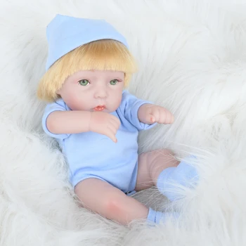 Fantastisk Bebe Genfødt Nyfødte 10tommer Naturtro Fuld Vinyl Body Silikone Krop 25 cm Realistisk Babyer Legetøj i Julegave Legekammerater
