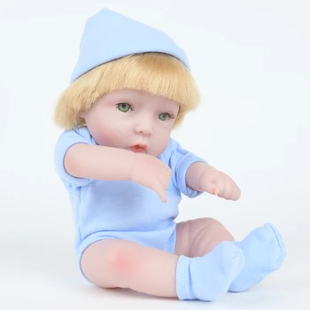 Fantastisk Bebe Genfødt Nyfødte 10tommer Naturtro Fuld Vinyl Body Silikone Krop 25 cm Realistisk Babyer Legetøj i Julegave Legekammerater