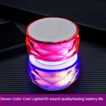 Farve Lys Stereo Højttaler Subwoofer Kort PM3 Offentlig Computer Intelligent atmosfære lampe Bærbare Trådløse Bluetooth-Speake