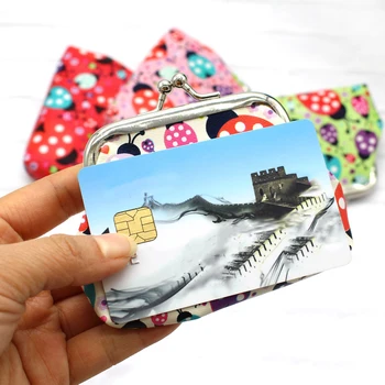 Farverige Børn Læder Ladybird Mini Wallet Cash Card Indehaver Mønt Pung