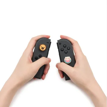 Farverige Frugter Kat Bære Nintend Thumb Stick Greb Cap Joysticket Cover Til Nintendo Skifte Lite Glæde-con Controller Thumbstick Sag