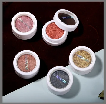 Farverige øjenskygge Neon Powder Eyeshadow Nail Art Mat Glitter Let at Bære Kosmetiske Makeup TSLM1