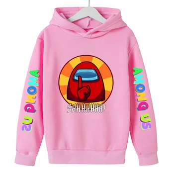Fashion Brand til Børn Hoodie 2021 Forår og Efterår Mænds Casual Hoodie Sweatshirt Pige ensfarvet Hættetrøje Sweatshirt Top