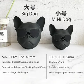 Fashion Mini-Bærbare Aero Bull Dog Bulldog Bluetooth 4.1 Trådløse Stereo Højttaler Subwoofer-Højttaler Kompatibel TF Kort