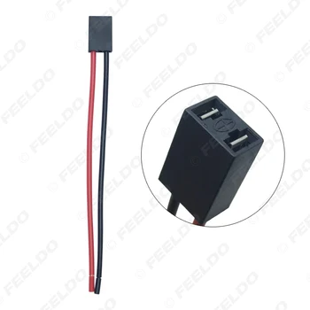 FEELDO 2stk Bil H7 LED HID Lygten Kabel-Stik Stik Lampe Pære Socket Automotive Wire Halogen Adapter Indehaveren #FD5960