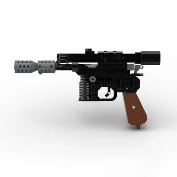 Film Kreativitet MOC byggesten Pistol DL-44 Han Solo ' s Blaster Pistol Samling Model DIY Mursten Sæt Børns Uddannelsesmæssige Legetøj
