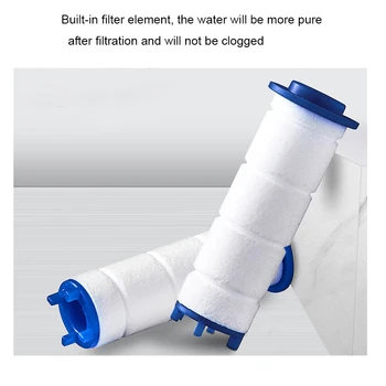 Filter-Element Højt Tryk Brusehoved En Stop-Knappen Multifunktionelle Sprøjte Vand-Saving Badeværelse Tilbehør