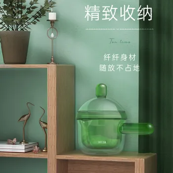 Filter varmeandigt Glas tekande Dække håndlavede Kung Fu Tekande Høj Temperatur Japansk Wasserkocher Hjem Have EF50TP