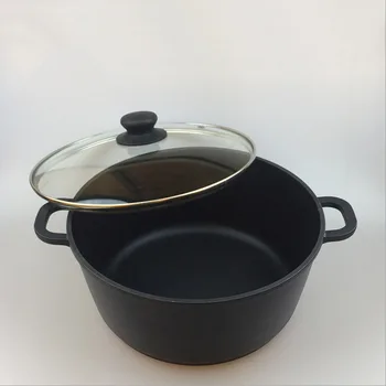 Fin japansk Aluminium Legering Køkken Potter Brug Suppe Potter, der Anvendes i Forskellige Ovne med Dobbelt Dybe Suppe Tyggegummi Non-stick Gryder