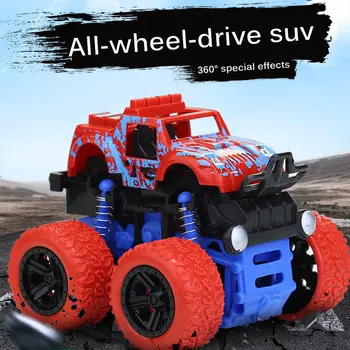 Fire-Hjulet Hjulet Monster-SUV Lastbil Model 360 Graders Flippe Bil Inerti og Friktion Magt Udendørs Legetøj For Børn Gaver