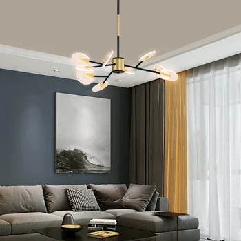 Firefly lysekrone moderne minimalistisk stue, soveværelse, spisestue lampe net sort nye kreative ins Nordiske lamper