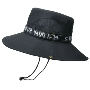 Fisherman ' s hat mænds sommer hat brev stor randen Benny hat udendørs parasol hat bjergigning solcreme, hat