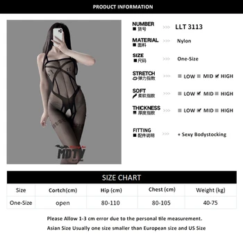 Fishnet Bodystocking Elastisk Se Gennem Body Sexet Lingeri Til Kvinder Crotchless Design-Hot Tights Blødt Nattøj 2021 Ny