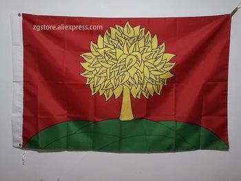 Flag, Lipetsk Oblast Flag 3X5FT 150X90CM Banner metal messing huller Flag af den føderale emner af Rusland