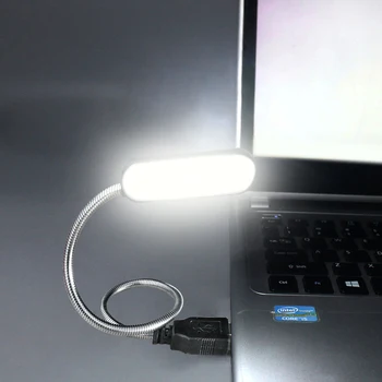 Fleksibel Lyse Søde Night Light Mini LED USB-Bog, Let at Læse Lampe Drevet Af bærbare Notebook Computer For Studerende Læser