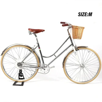 Flet cykelkurv med Stropper til 24-29 Tommer, 700C Cruiser/Byens Cykler & 20 foldecykler