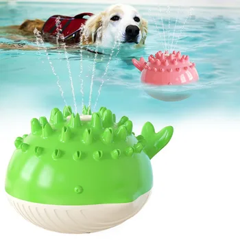 Flydende Dog Interaktive Vand-Toy Pet Swimmingpool Diodon Nicthemerus Toy Hvalp Tænder Molar Rengøringsmateriel